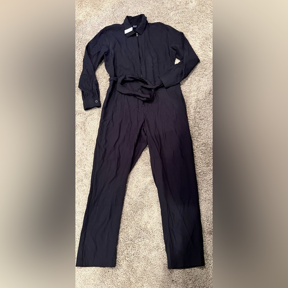 Gap Union Jumpsuit size 16 Tall Black